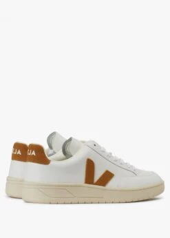 Veja Men’s V-12 Leather Extra White Camel Trainers -Daniel Footwear Shop veja mens v 12 p138556 209773 image