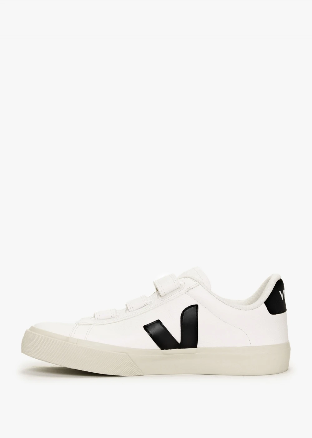 Veja Recife Logo Chromefree Leather Extra White Black Trainers 4 Veja Recife Logo Chromefree Leather Extra White Black Trainers - Image 4