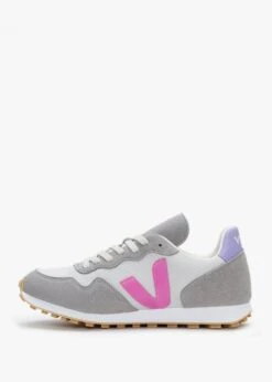 Veja Women's SDU Rec Vegan Alveomesh Light Grey Ultraviolet Trainers -Daniel Footwear Shop veja sdu rec p122108 199662 image
