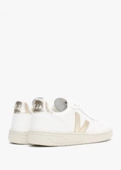 Veja V-10 Leather Extra White Platine Trainers -Daniel Footwear Shop veja v 10 p119150 199518 image