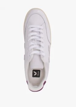Veja V-12 Leather Extra White Parma Magenta Trainers -Daniel Footwear Shop veja v 12 p134977 203613 image