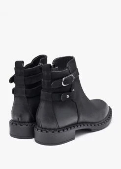 Venus Black Leather Ankle Boots -Daniel Footwear Shop venus p135815 200442 image