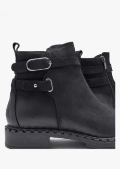 Venus Black Leather Ankle Boots -Daniel Footwear Shop venus p135815 200444 image