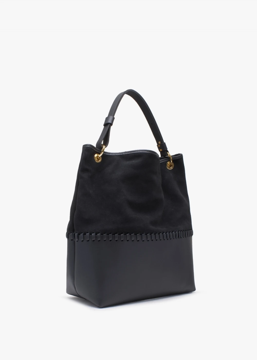 X Christian Villa Grey Leather & Suede Slouchy Hobo Bag 2 X Christian Villa Grey Leather & Suede Slouchy Hobo Bag - Image 2