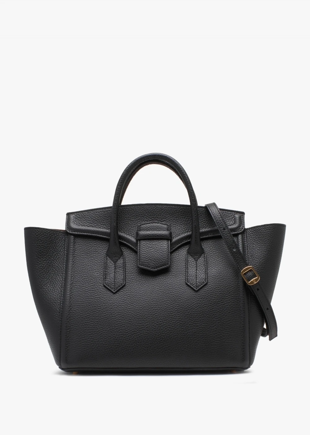 X Christian Villa Black Tumbled Leather Satchel Bag 1 X Christian Villa Black Tumbled Leather Satchel Bag