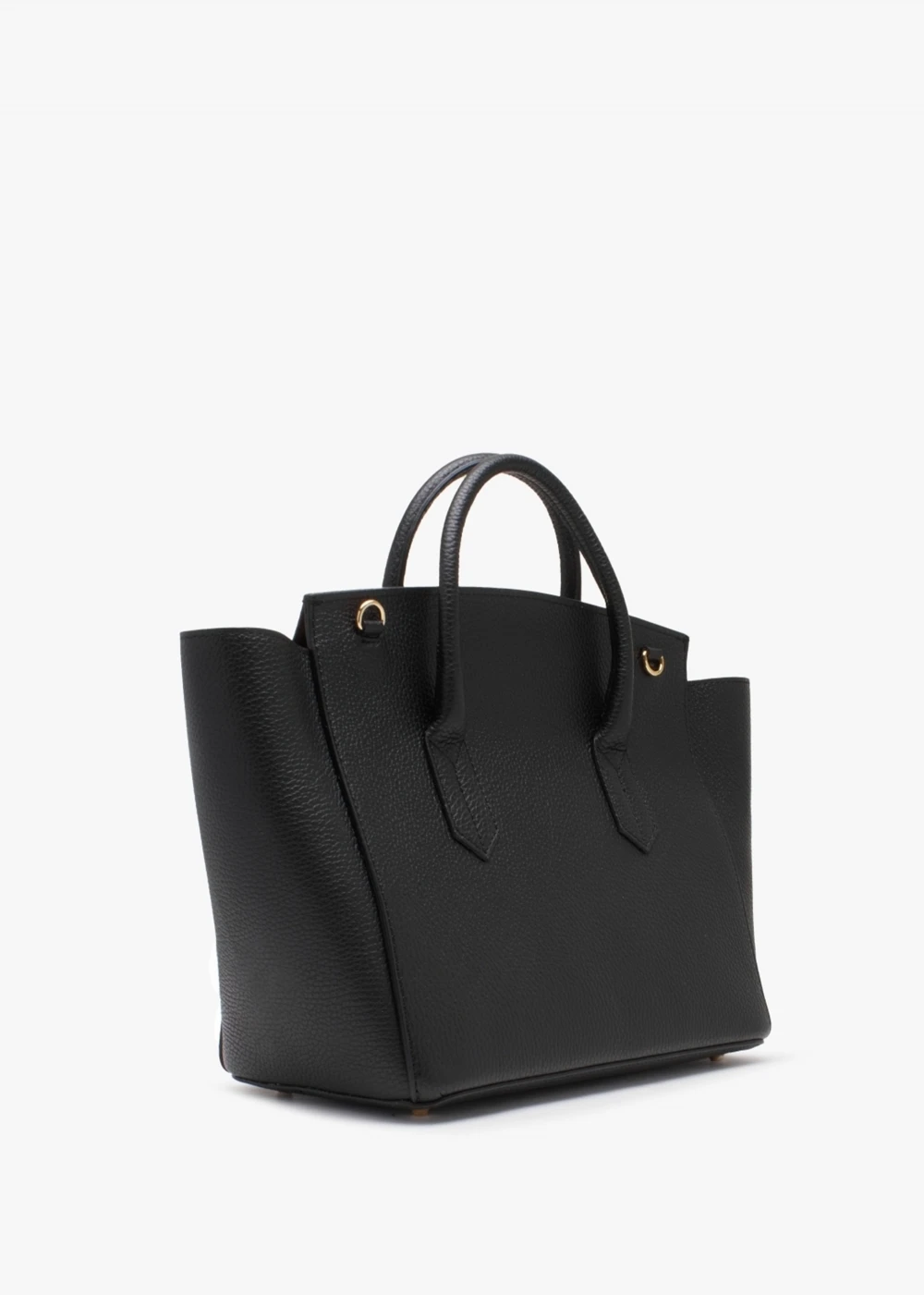 X Christian Villa Black Tumbled Leather Satchel Bag 2 X Christian Villa Black Tumbled Leather Satchel Bag - Image 2