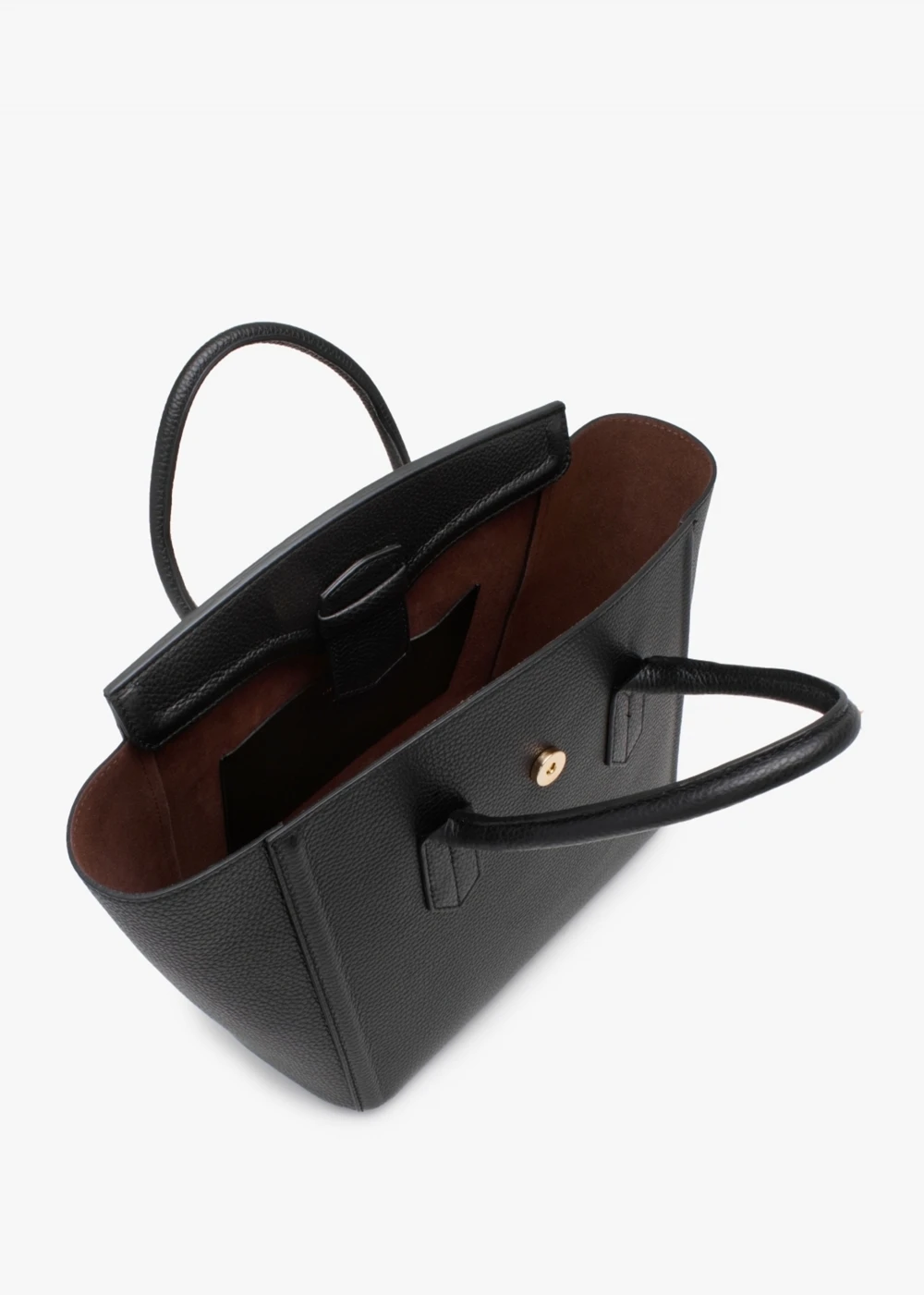 X Christian Villa Black Tumbled Leather Satchel Bag 3 X Christian Villa Black Tumbled Leather Satchel Bag - Image 3