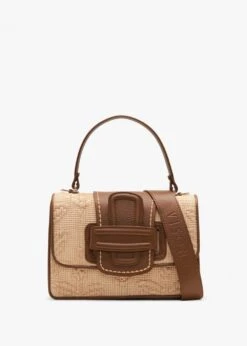 Linda Sakura Naturale Straw Shoulder Bag