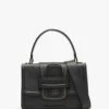Linda California Nero Leather Shoulder Bag