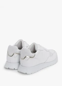 Volly White Suede & Leather Trainers -Daniel Footwear Shop volly p135494 195861 image