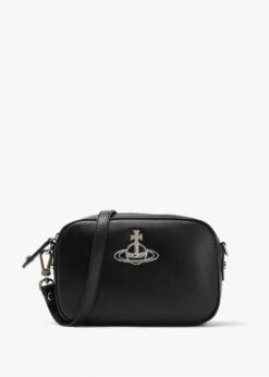 Vivienne Westwood Anna Vegan Black Camera Bag