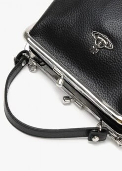 Vivienne Westwood Granny Frame Vegan Black Purse On A Chain -Daniel Footwear Shop vw granny frame purse p142606 212023 image