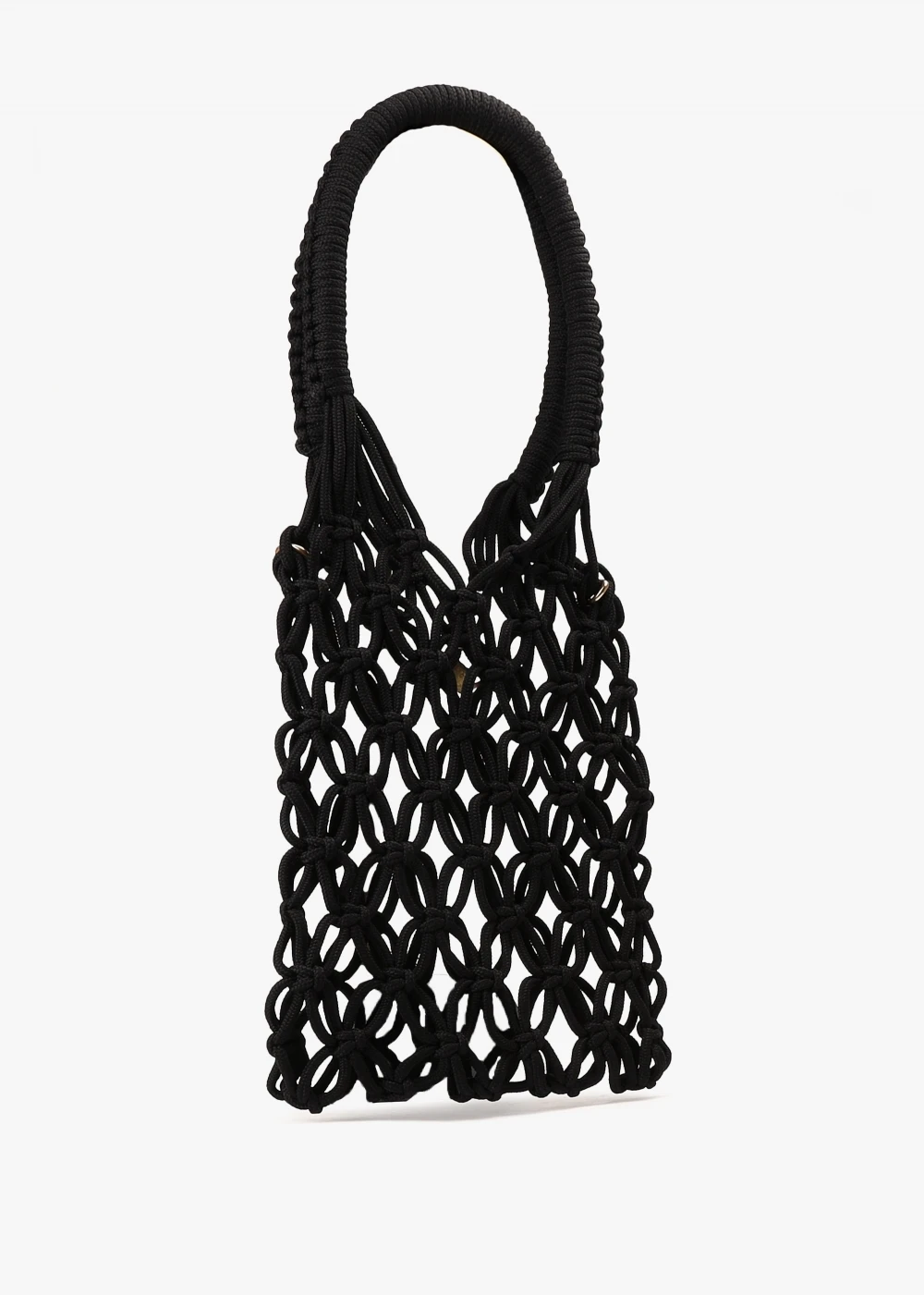 Vivienne Westwood Large Macramé Black Tote Bag 3 Vivienne Westwood Large Macramé Black Tote Bag - Image 3