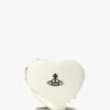 Vivienne Westwood Louise Vegan Heart White Cross-Body Bag