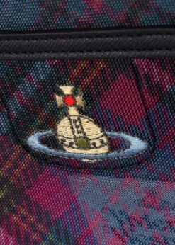 Vivienne Westwood Monaco Multicoloured Tartan Recycled Nylon Tote Bag -Daniel Footwear Shop vw monaco tote bag p142179 213364 image