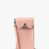 Vivienne Westwood Pink Pearlized Leather Phone Case