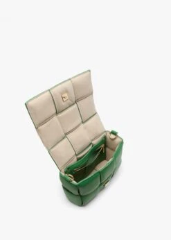 Green Leather Woven Cross-Body Bag -Daniel Footwear Shop vys 407401 p135598 195969 image