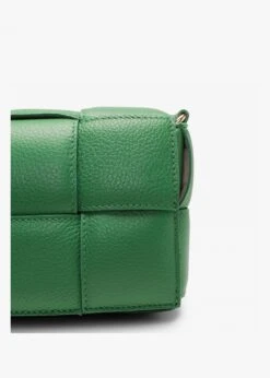 Green Leather Woven Cross-Body Bag -Daniel Footwear Shop vys 407401 p135598 195970 image