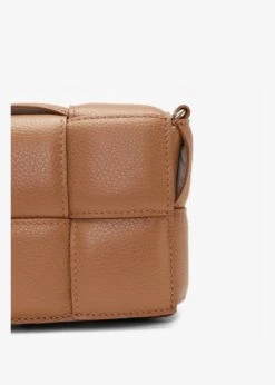 Tan Leather Woven Cross-Body Bag 7 Tan Leather Woven Cross-Body Bag -Daniel Footwear Shop vys 407401 p135601 195982 image