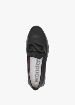 Wonders Wild Black Leather Loafers -Daniel Footwear Shop wonders wild loafer p138539 201374 image
