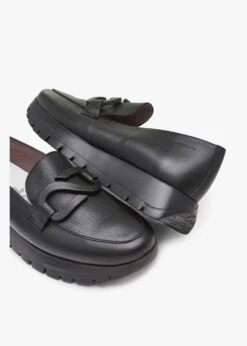 Wonders Wild Black Leather Loafers -Daniel Footwear Shop wonders wild loafer p138539 201375 image