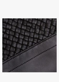 Woven Black Leather Bucket Bag 7 Woven Black Leather Bucket Bag -Daniel Footwear Shop woven bucket p134319 197486 image