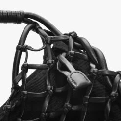 LOVE MOSCHINO Woven Canvas Nero Shoulder Bag -Daniel Footwear Shop woven canvas nero shoulder bag p135179 189093 image